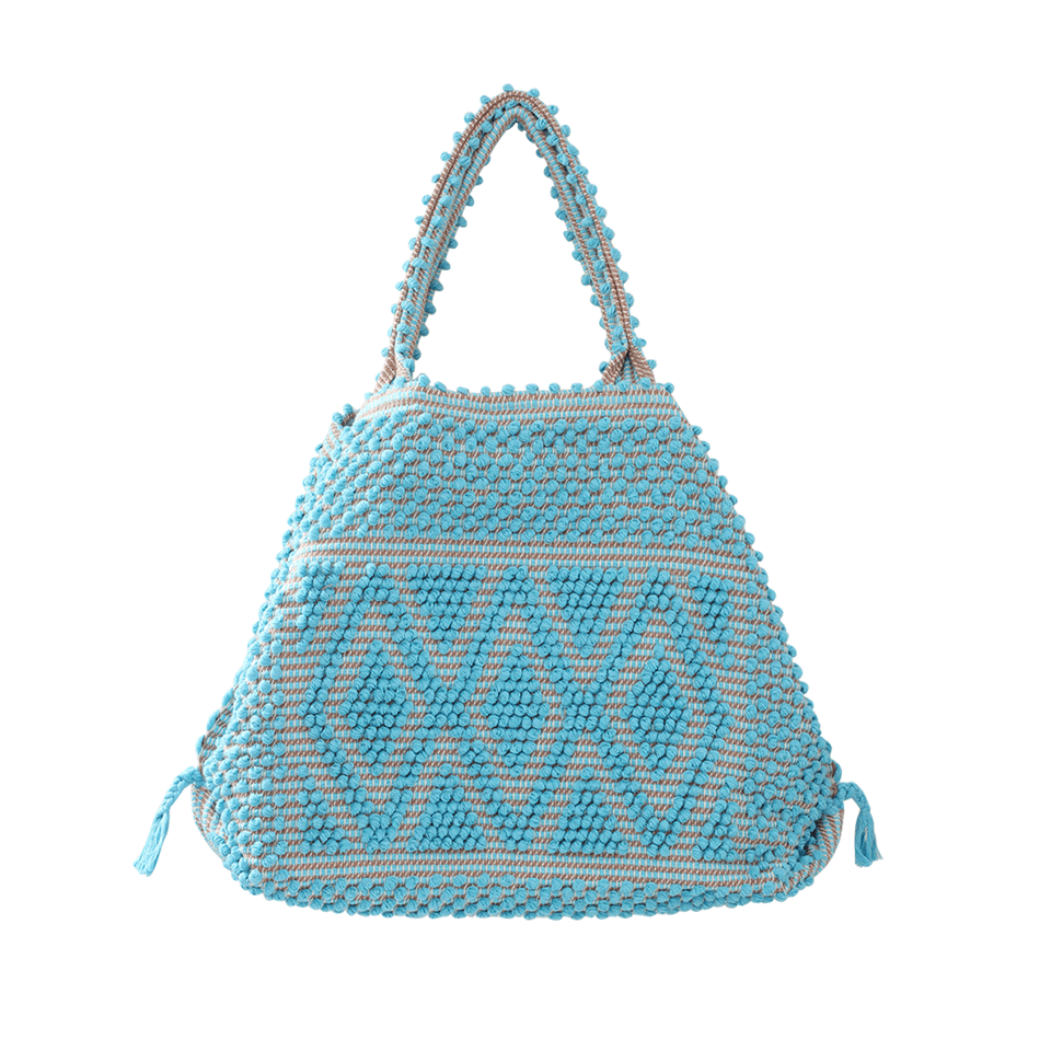 ANTONELLO-Capriccioli Rombi Tote-TURQ