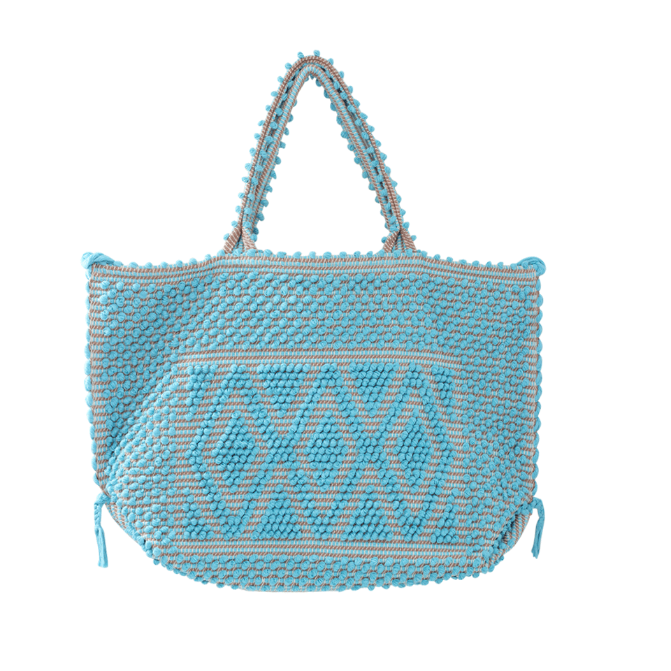 ANTONELLO-Capriccioli Rombi Tote-TURQ