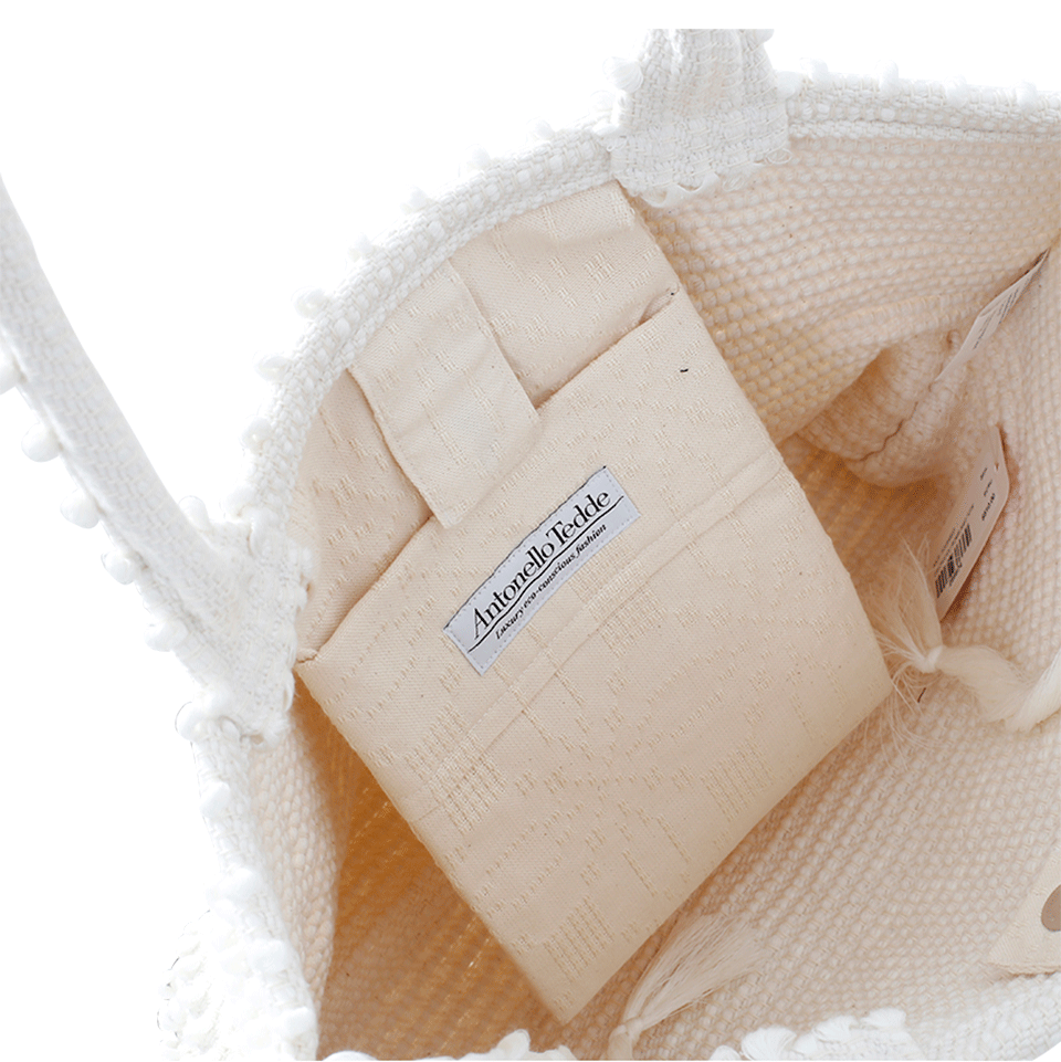 ANTONELLO-Capriccioli Rombi Tote-ECRU
