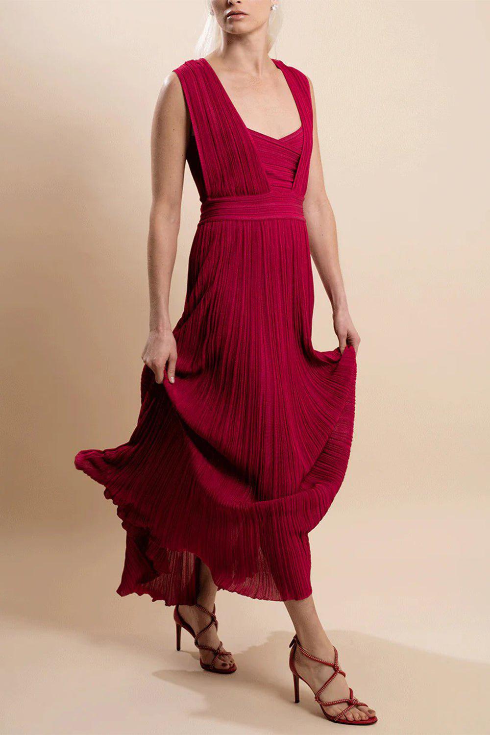 ANTONINO VALENTI-Cibele Plisse Dress-