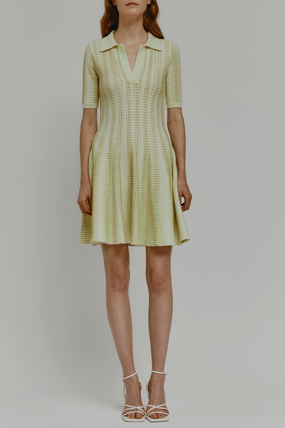 BARBARAN DRESS-LT YELLO-38-CLOTHINGDRESSCASUAL-ANTONINO VALENTI