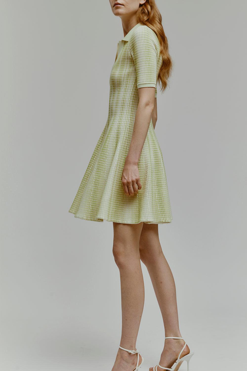 BARBARAN DRESS-LT YELLO-38-CLOTHINGDRESSCASUAL-ANTONINO VALENTI