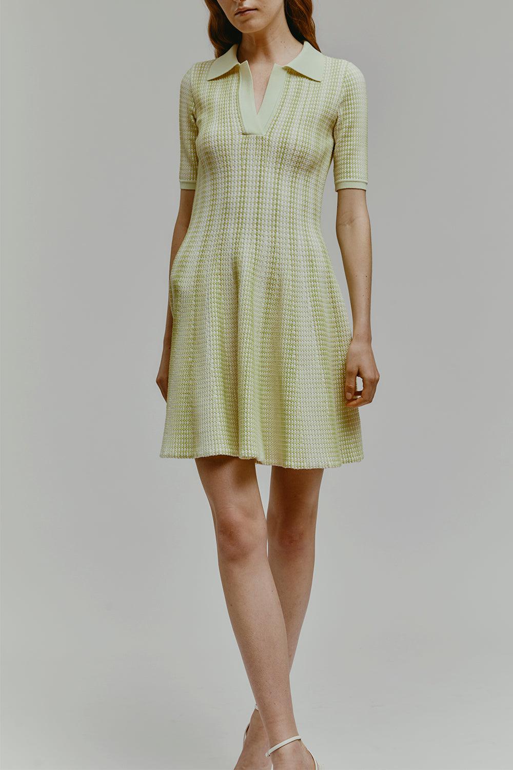 BARBARAN DRESS-LT YELLO-38-CLOTHINGDRESSCASUAL-ANTONINO VALENTI
