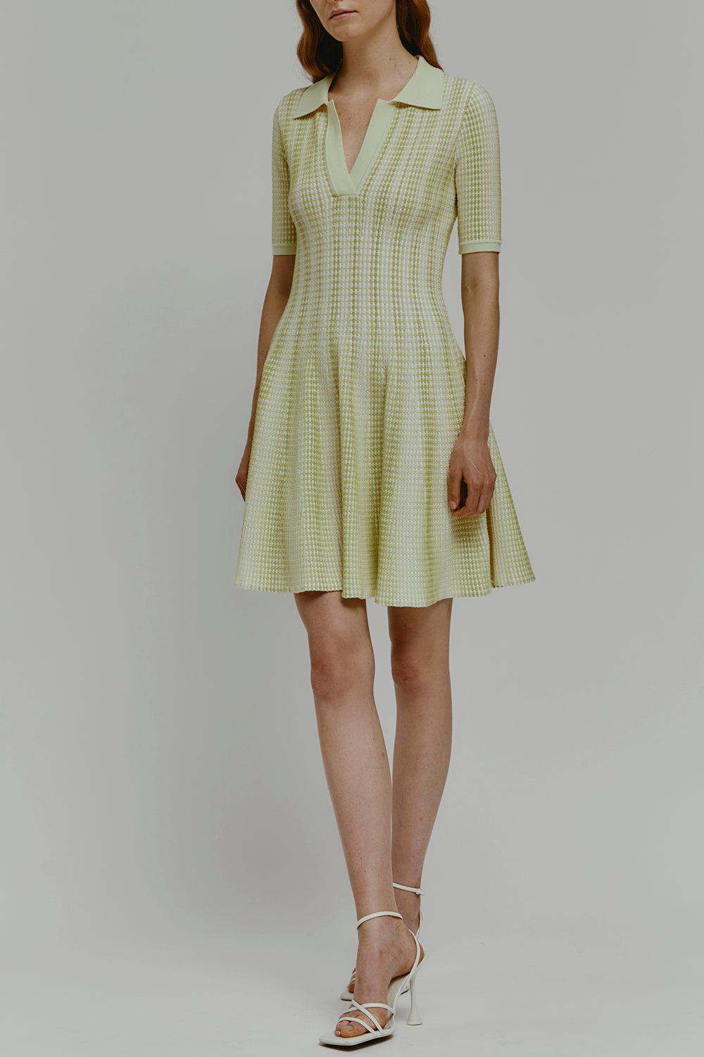 BARBARAN DRESS-LT YELLO-38-CLOTHINGDRESSCASUAL-ANTONINO VALENTI
