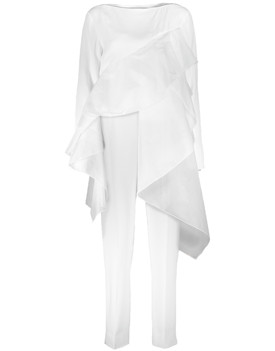ANTONIO BERARDI-Manoscritto Mateo Pant With Blouse-WHITE
