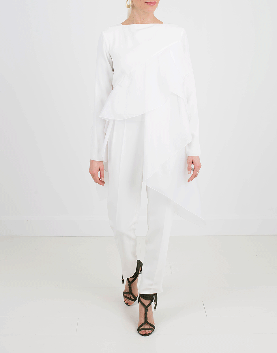 ANTONIO BERARDI-Manoscritto Mateo Pant With Blouse-WHITE