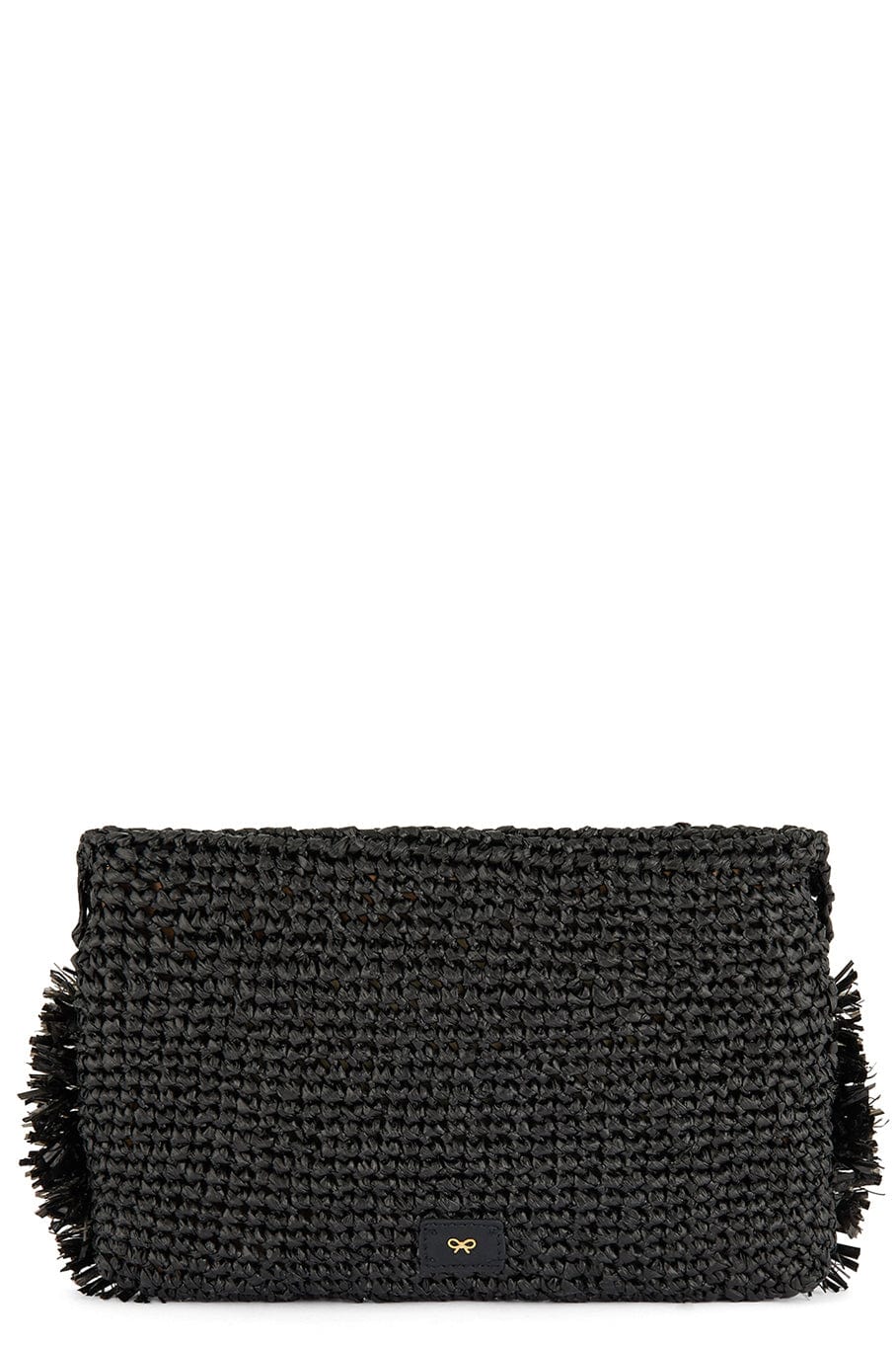 ANYA HINDMARCH-Bow Clutch - Black-BLACK
