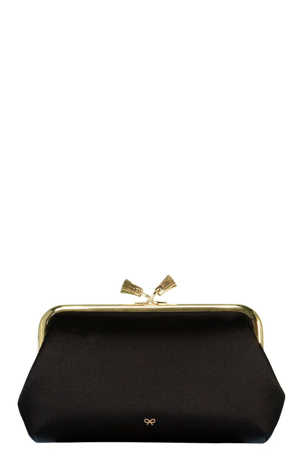 ANYA HINDMARCH-Maud Tassel Clutch - Black-BLACK