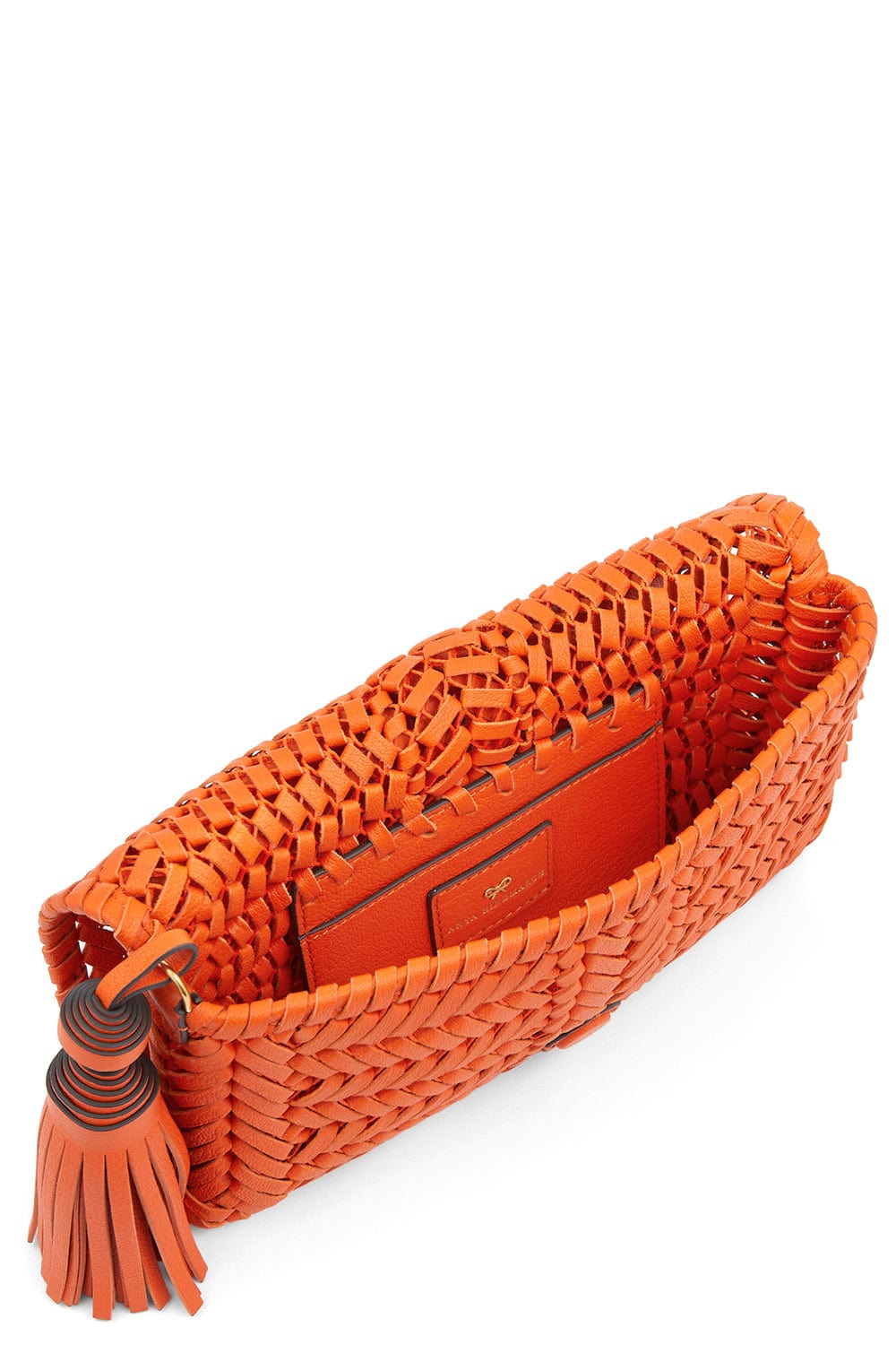 ANYA HINDMARCH-Neeson Tassel Clutch - Ginger-GINGER