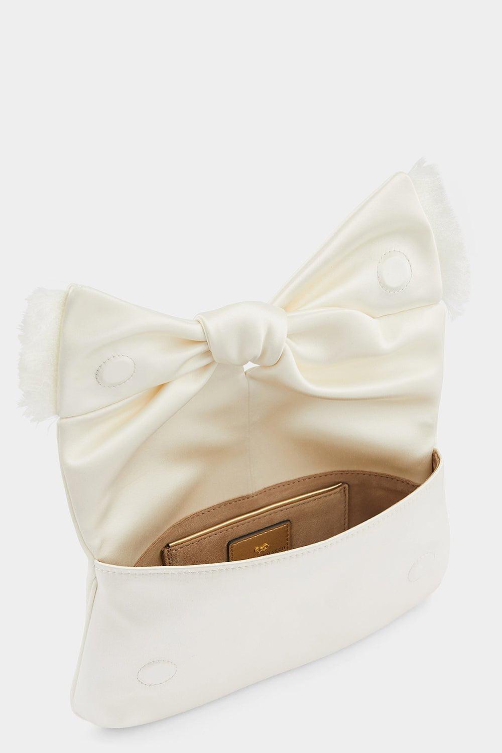 ANYA HINDMARCH-Bow Clutch-IVORY