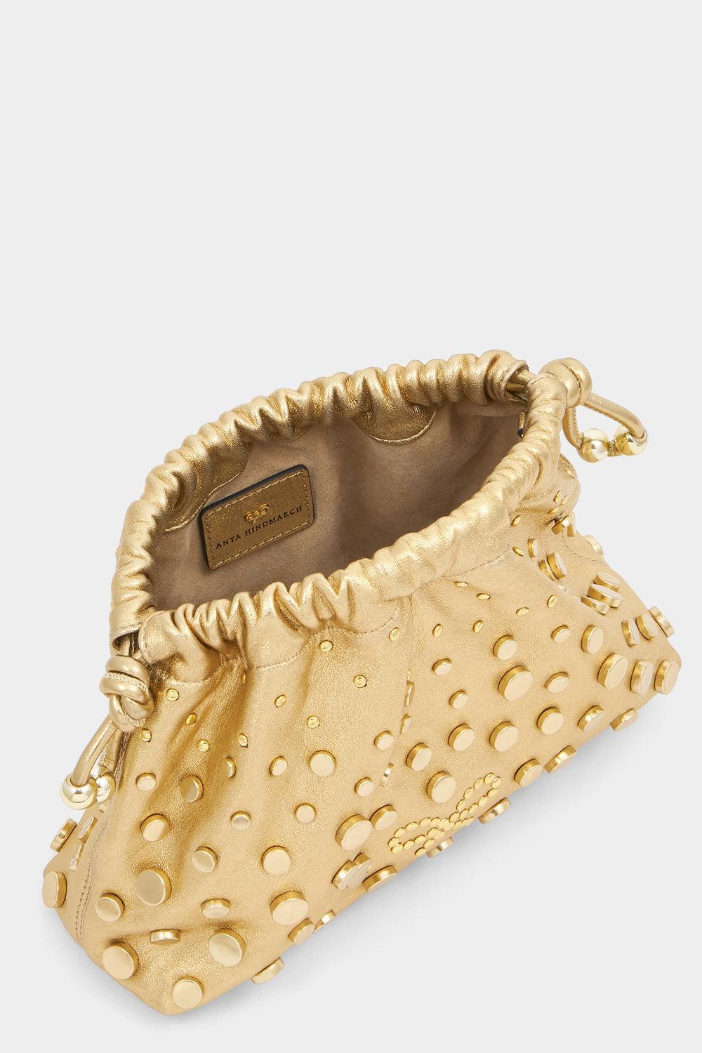 Drawstring Pouch-LIGHT GOLD-O/S-HANDBAGCLUTCHES-ANYA HINDMARCH