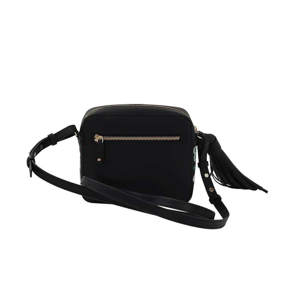 ANYA HINDMARCH-All-Over Wink Crossbody-BLACK