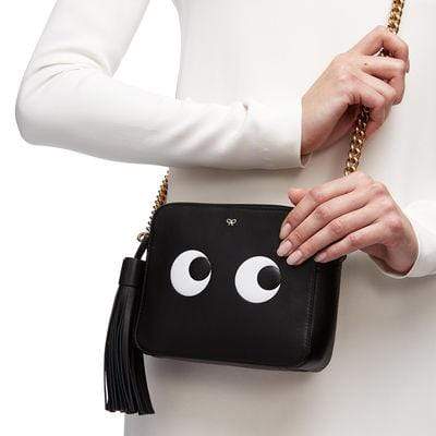 ANYA HINDMARCH-Eyes Right Crossbody-BLACK