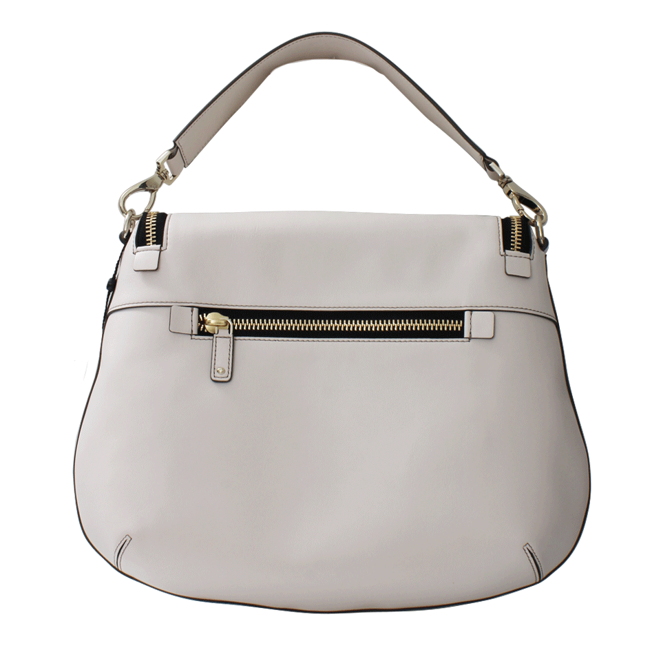 ANYA HINDMARCH-Maxi Zip Stars Satchel-BLUSH