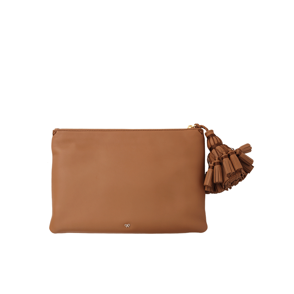 ANYA HINDMARCH-Georgiana Rainbow Bag-CARAMEL
