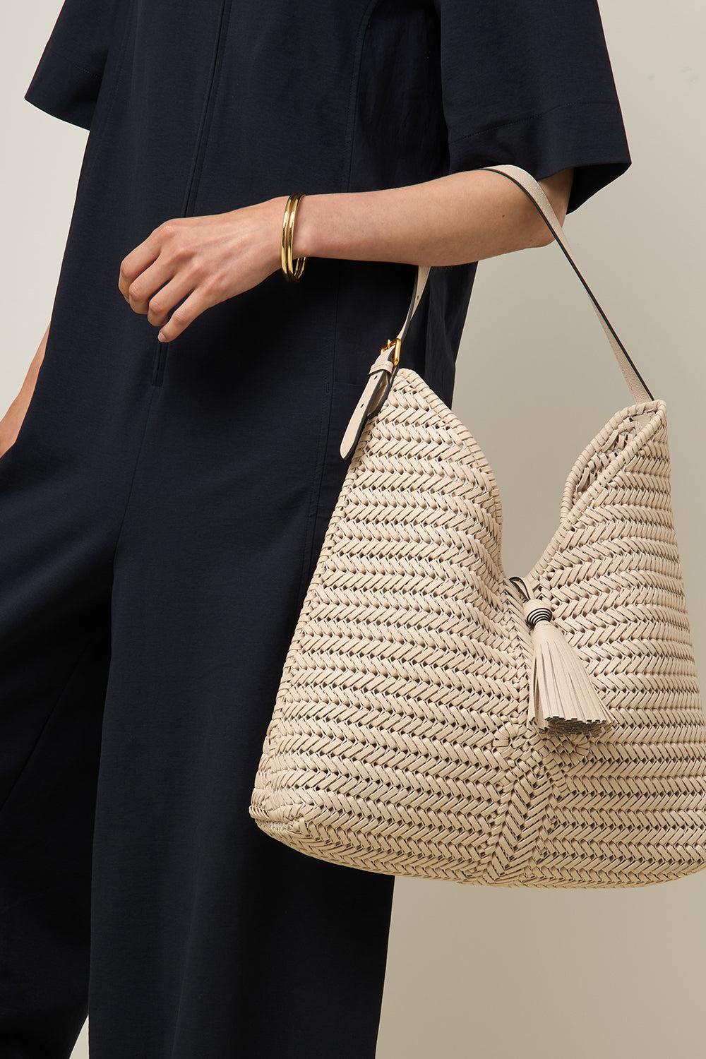Neeson Tassel Hobo Bag-CHALK-O/S-HANDBAGSHOULDER-ANYA HINDMARCH