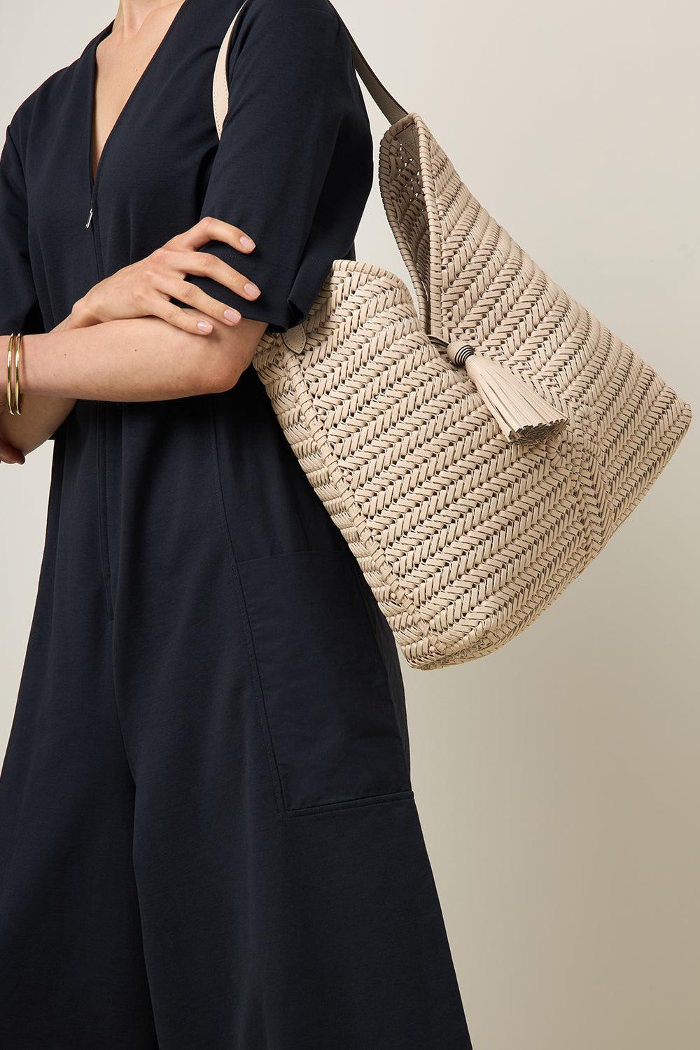 Neeson Tassel Hobo Bag-CHALK-O/S-HANDBAGSHOULDER-ANYA HINDMARCH