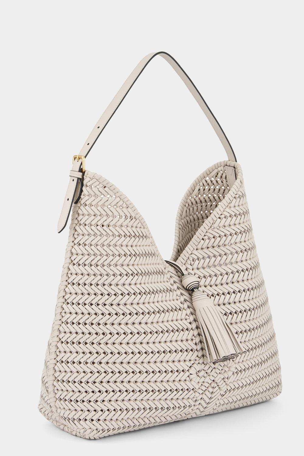 Neeson Tassel Hobo Bag-CHALK-O/S-HANDBAGSHOULDER-ANYA HINDMARCH