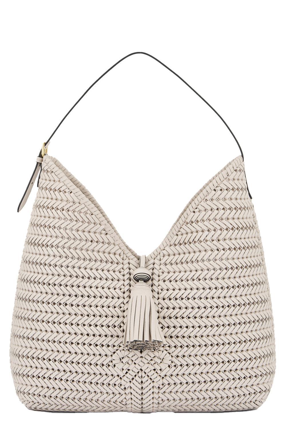 Neeson Tassel Hobo Bag-CHALK-O/S-HANDBAGSHOULDER-ANYA HINDMARCH