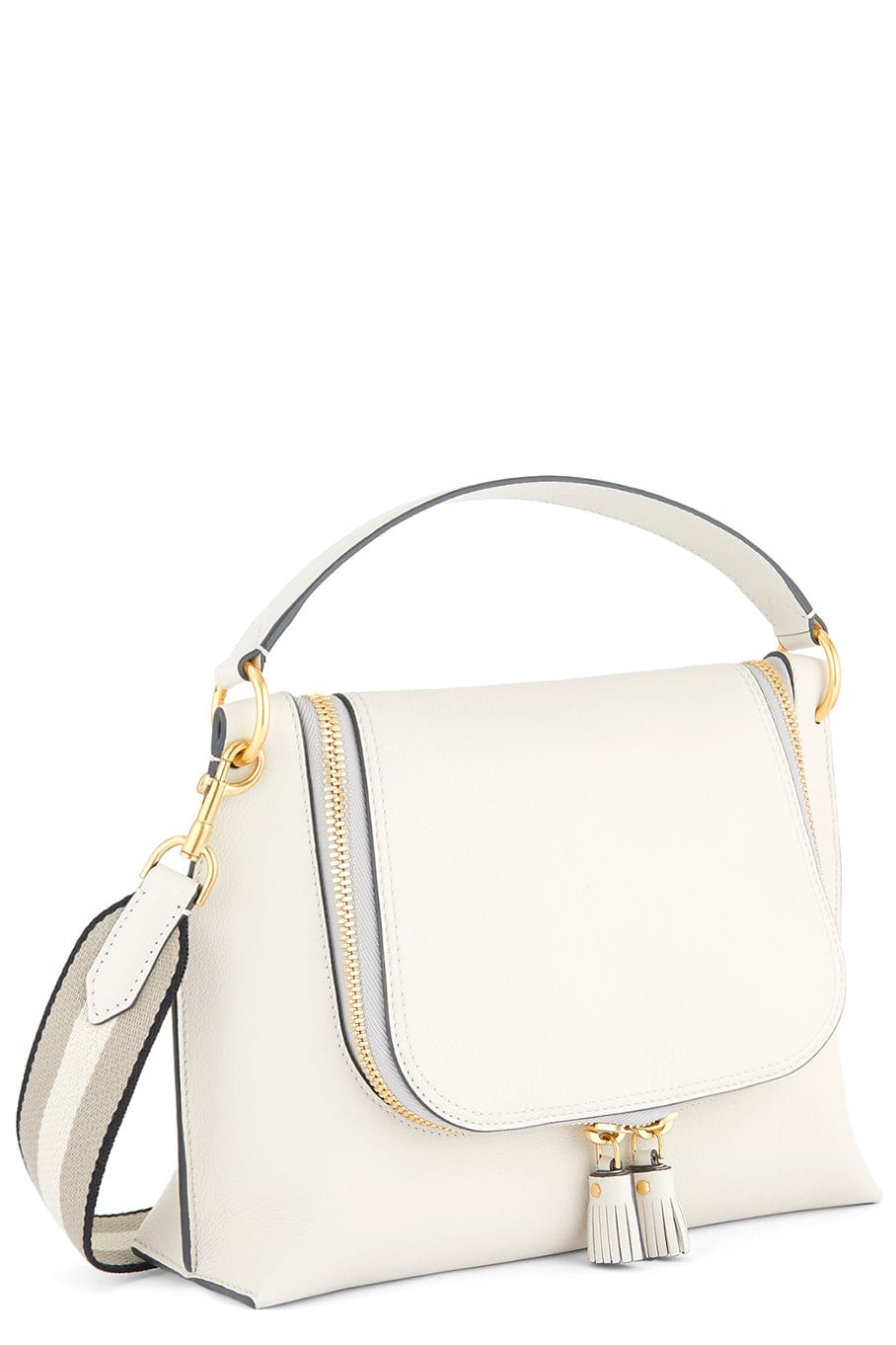 ANYA HINDMARCH-Vere Slouchy Crossbody-CHALK