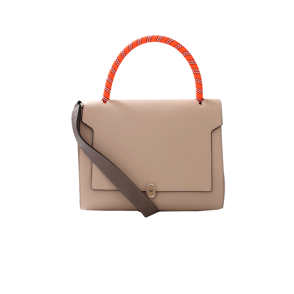 ANYA HINDMARCH-Bathurst Small Satchel-NUDE