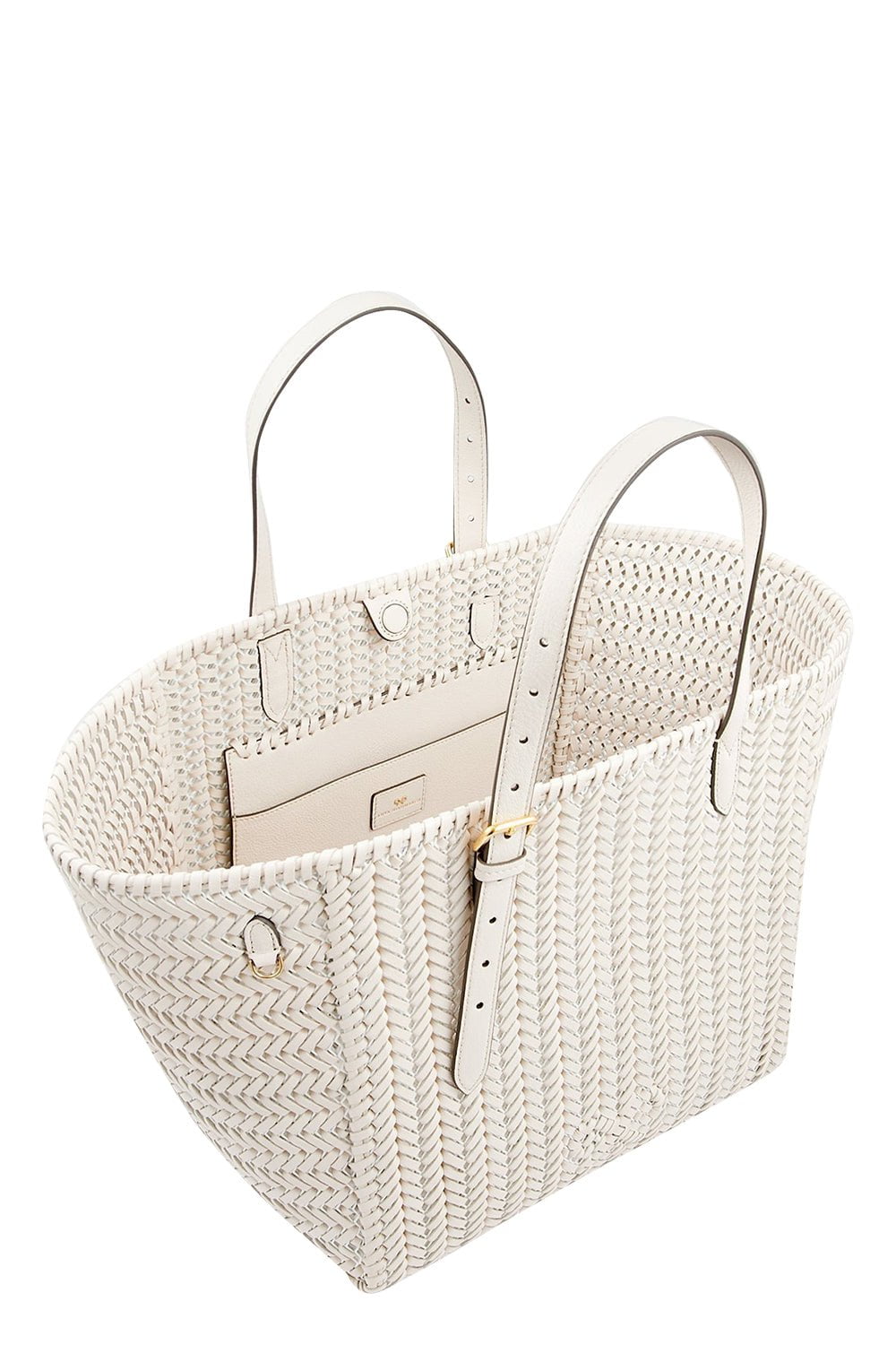 ANYA HINDMARCH-Neeson Square Tote - Chalk-CHALK