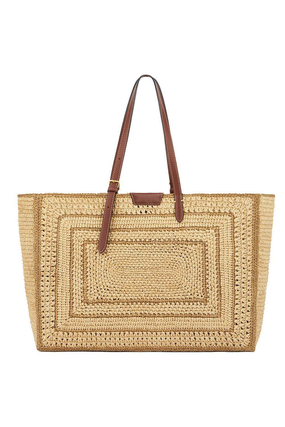 East West Bow Tote-NATURAL-O/S-HANDBAGTOTES-ANYA HINDMARCH