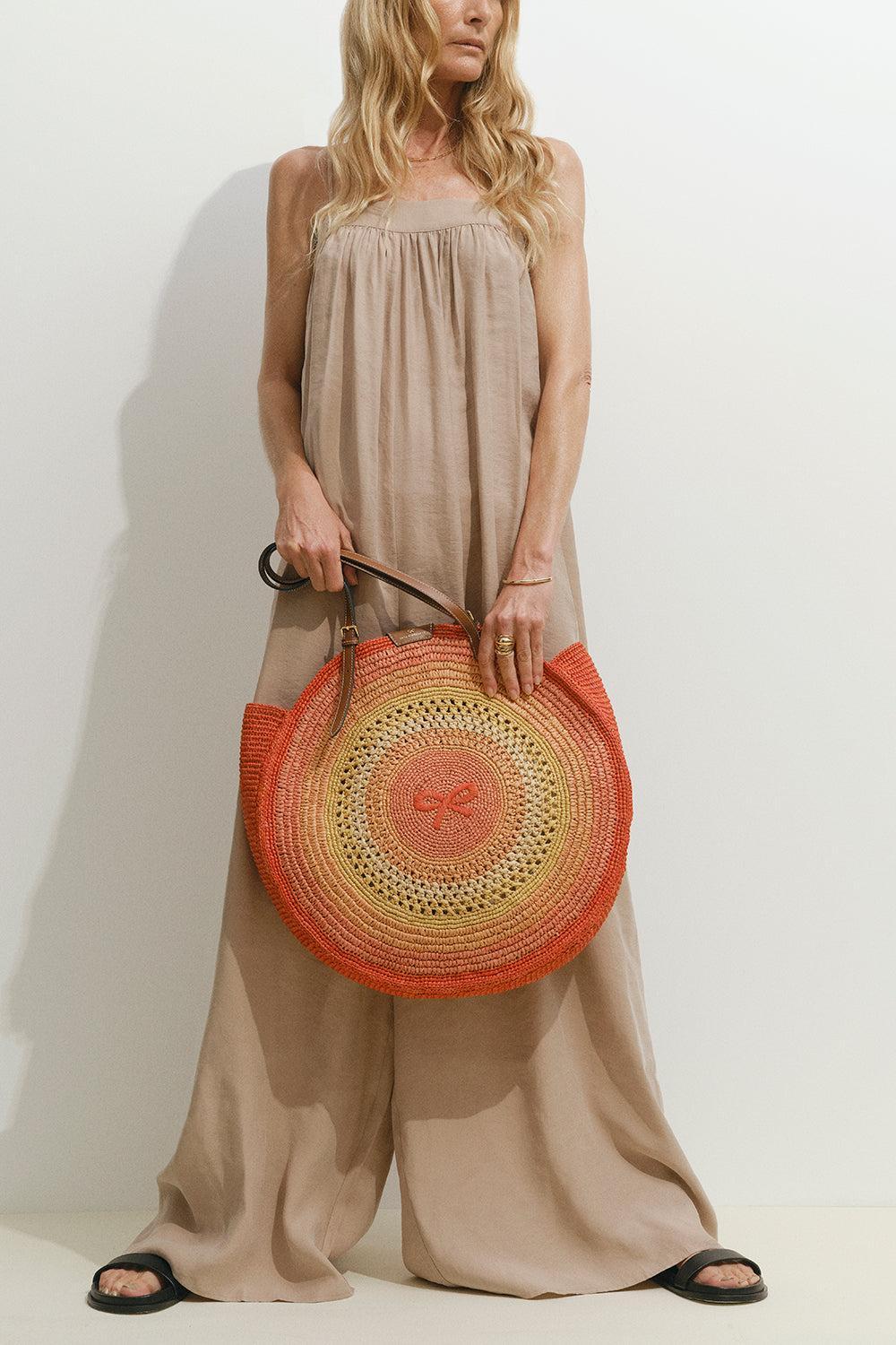 Round Bow Tote-ORANGE MULTI-O/S-HANDBAGTOTES-ANYA HINDMARCH