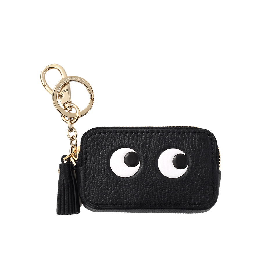 ANYA HINDMARCH-Eyes Coin Purse-BLACK