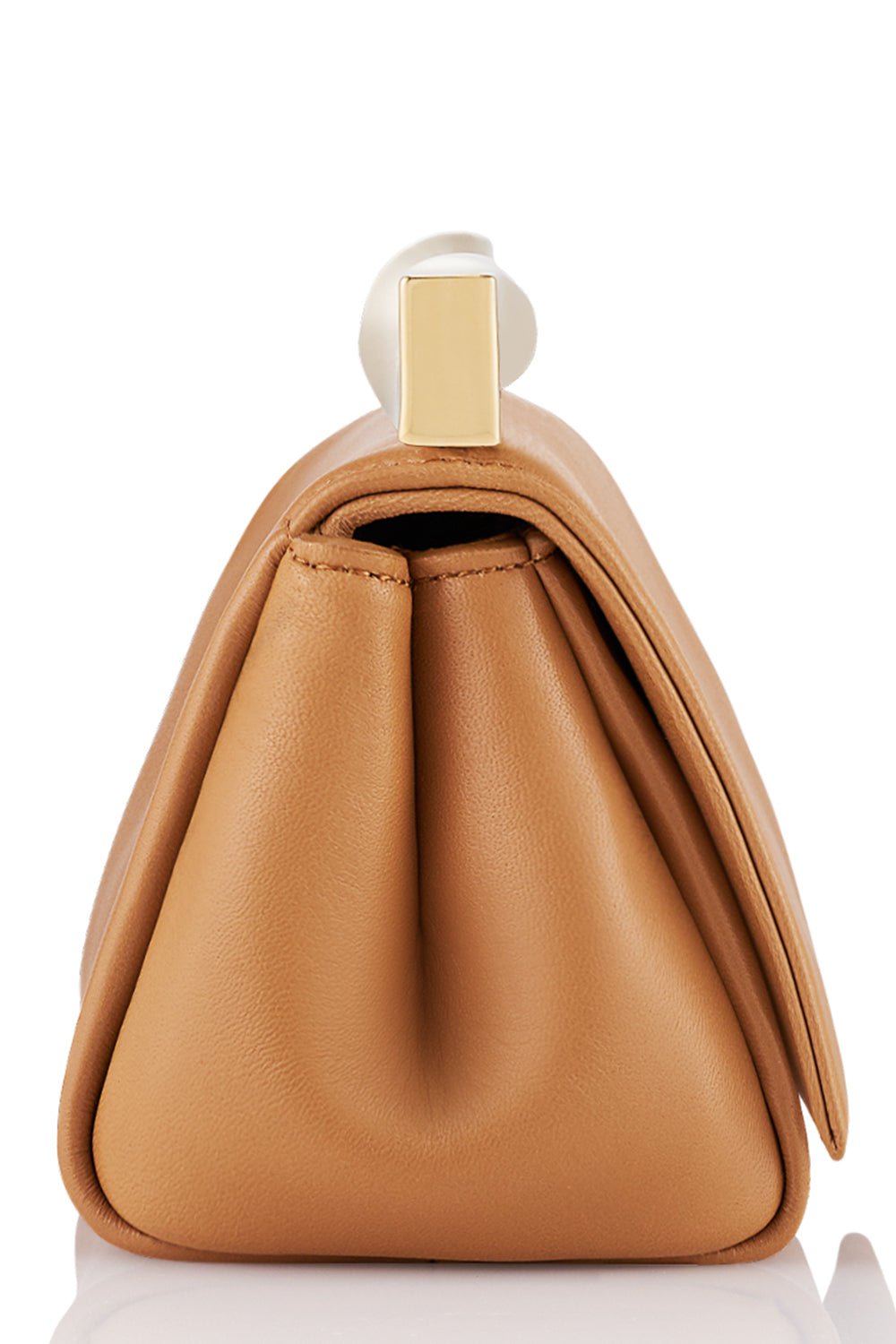AQUAZZURA-Mini Twist Clutch - Praline-PRLN/GLD