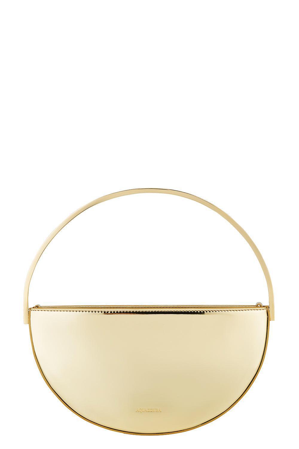 PURIST MINI POUCH - GOLD-SFTGDLTG-O/S-HANDBAGCLUTCHES-AQUAZZURA