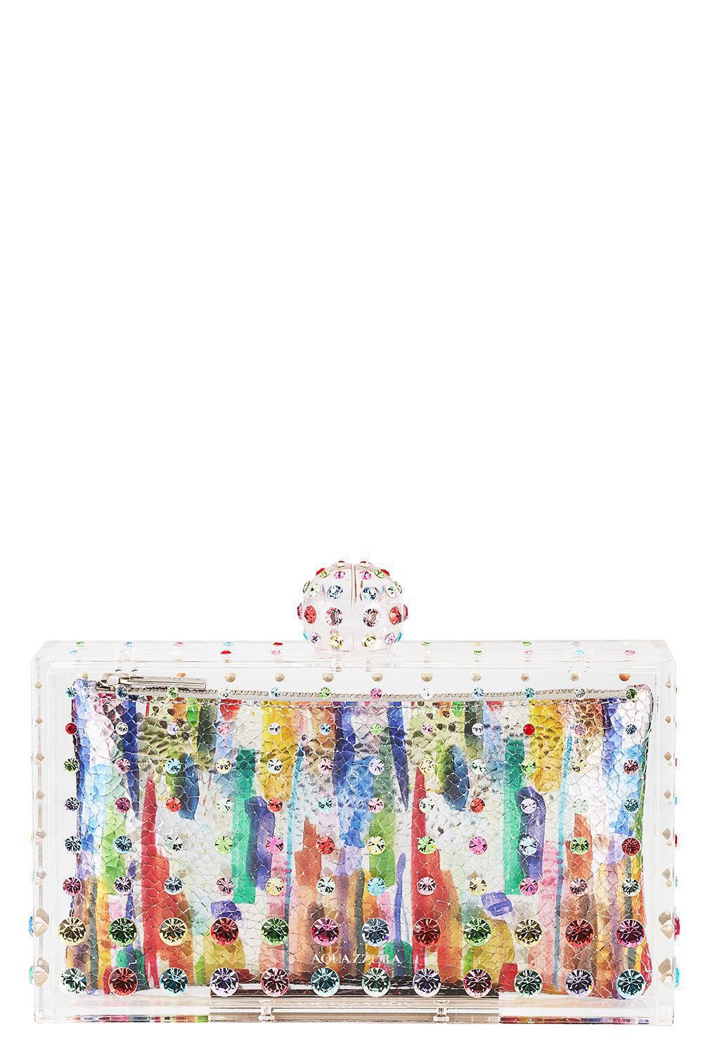Tequila Clutch - Rainbow-TRNRNBWP-O/S-HANDBAGCLUTCHES-AQUAZZURA