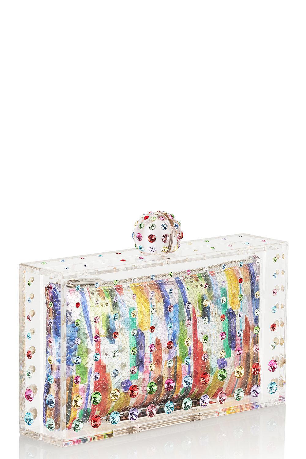 Tequila Clutch - Rainbow-TRNRNBWP-O/S-HANDBAGCLUTCHES-AQUAZZURA