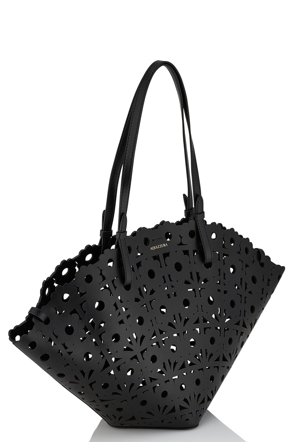 AQUAZZURA-Daisy Tote - Black-BLACK