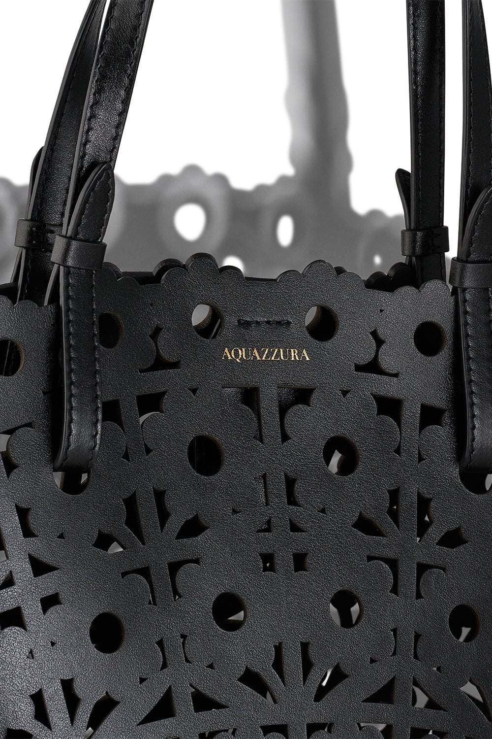 AQUAZZURA-Daisy Tote - Black-BLACK