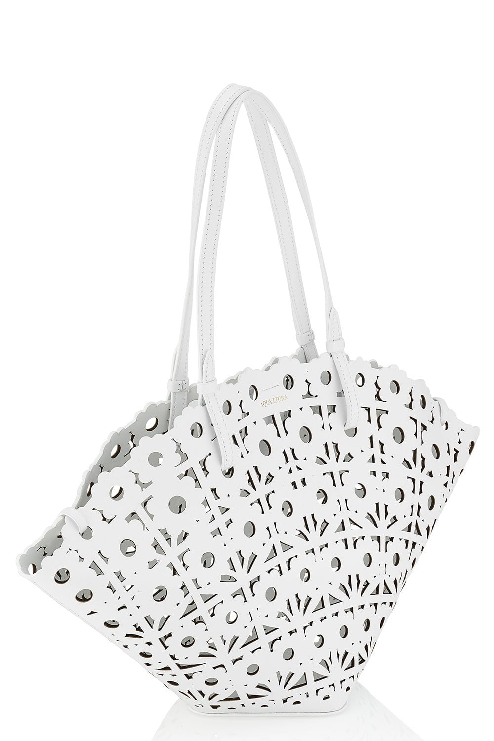 AQUAZZURA-Daisy Tote - White-WHITE