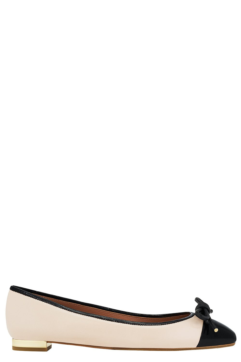 AQUAZZURA-Parsina Flat - Nude Black-