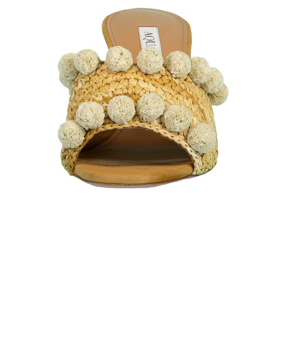 AQUAZZURA-Sweet Honey Woven Slide-