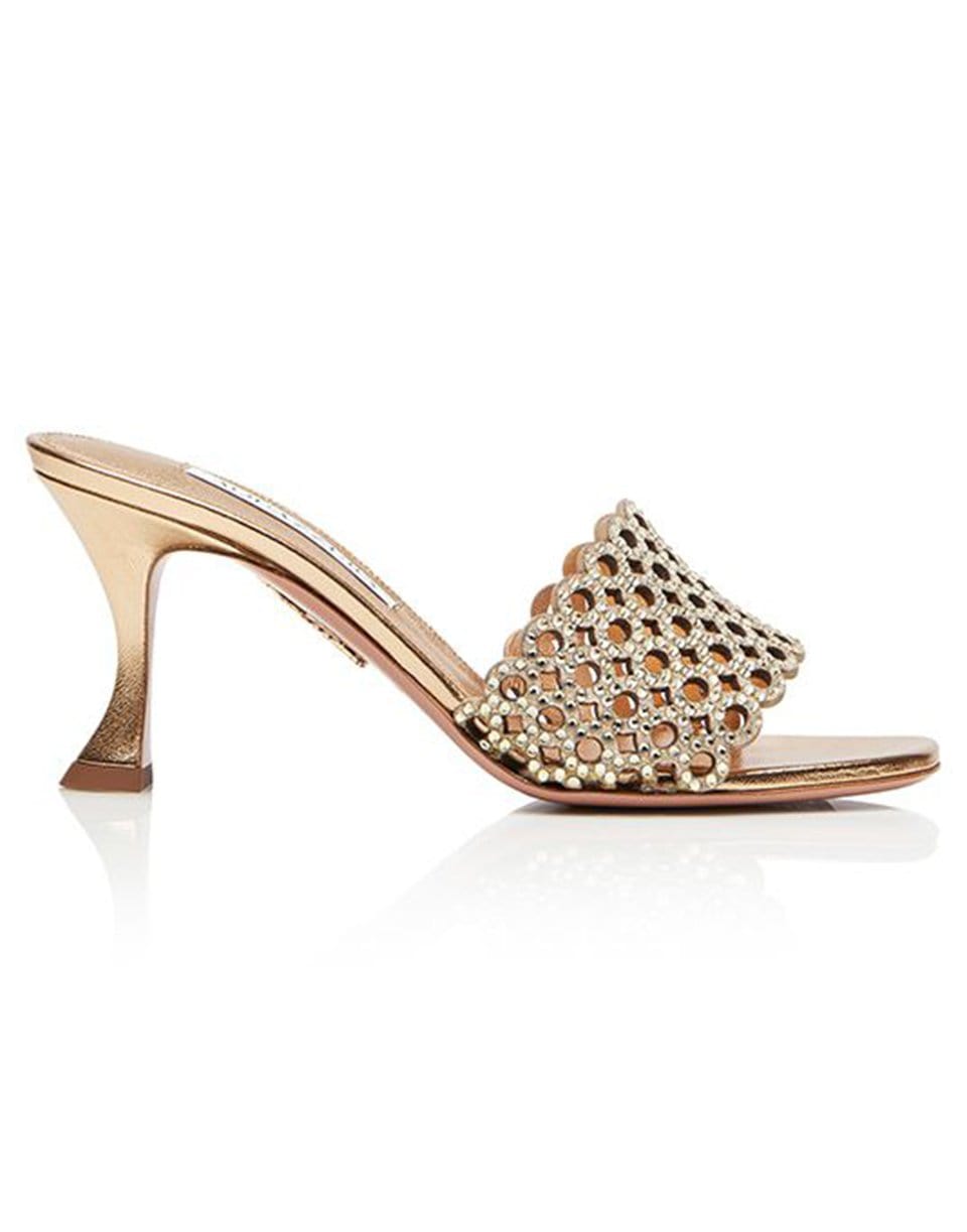 AQUAZZURA-Crystal Candy Mule 75-