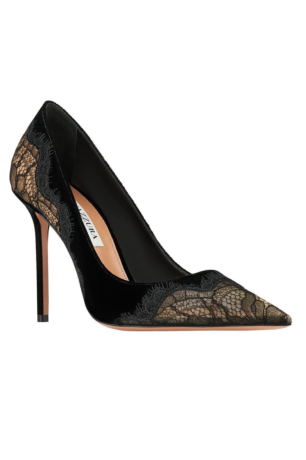 Velvet Meadow Pump 105-BLACK-37-SHOEPUMP-AQUAZZURA