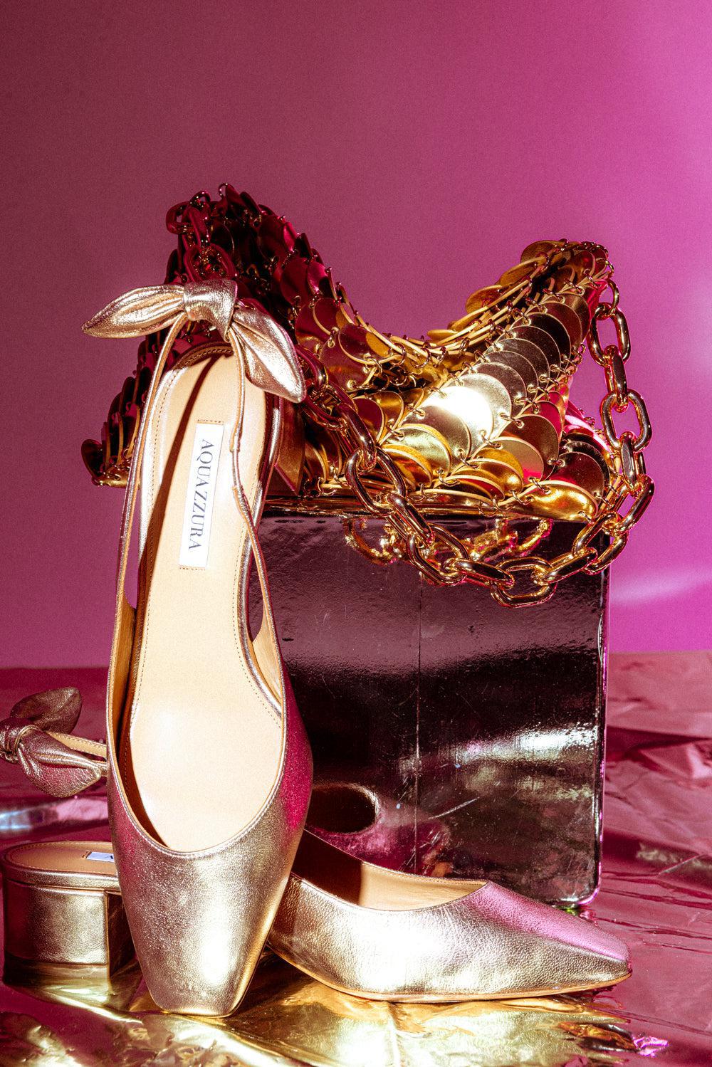 AQUAZZURA-Very Bow Tie Slingback-