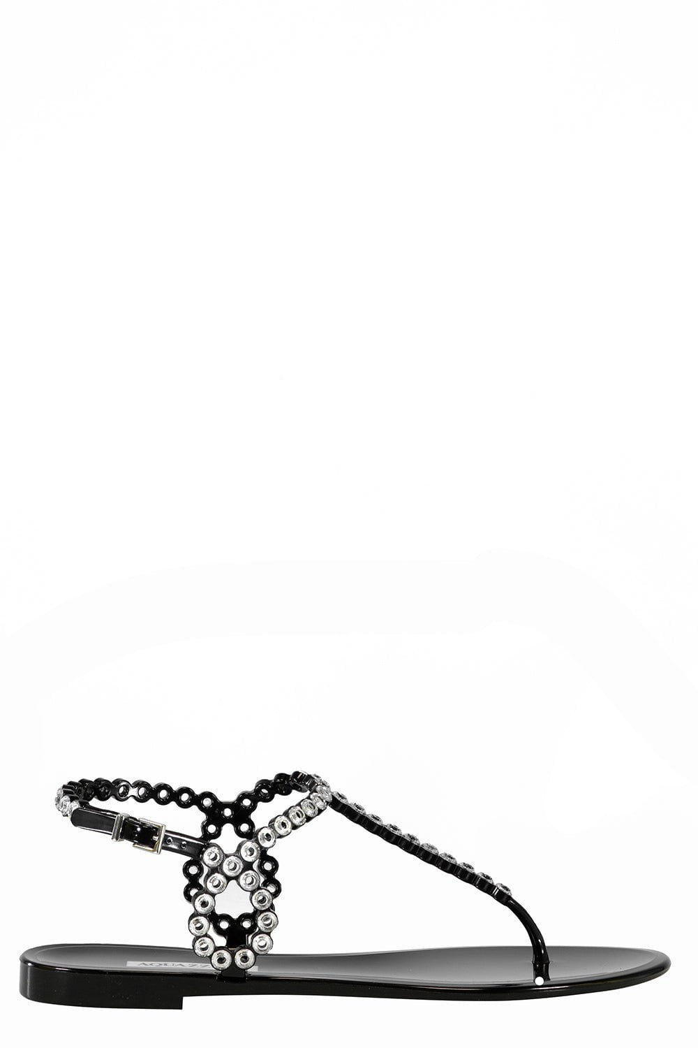 AQUAZZURA-Almost Bare Sandal - Black-