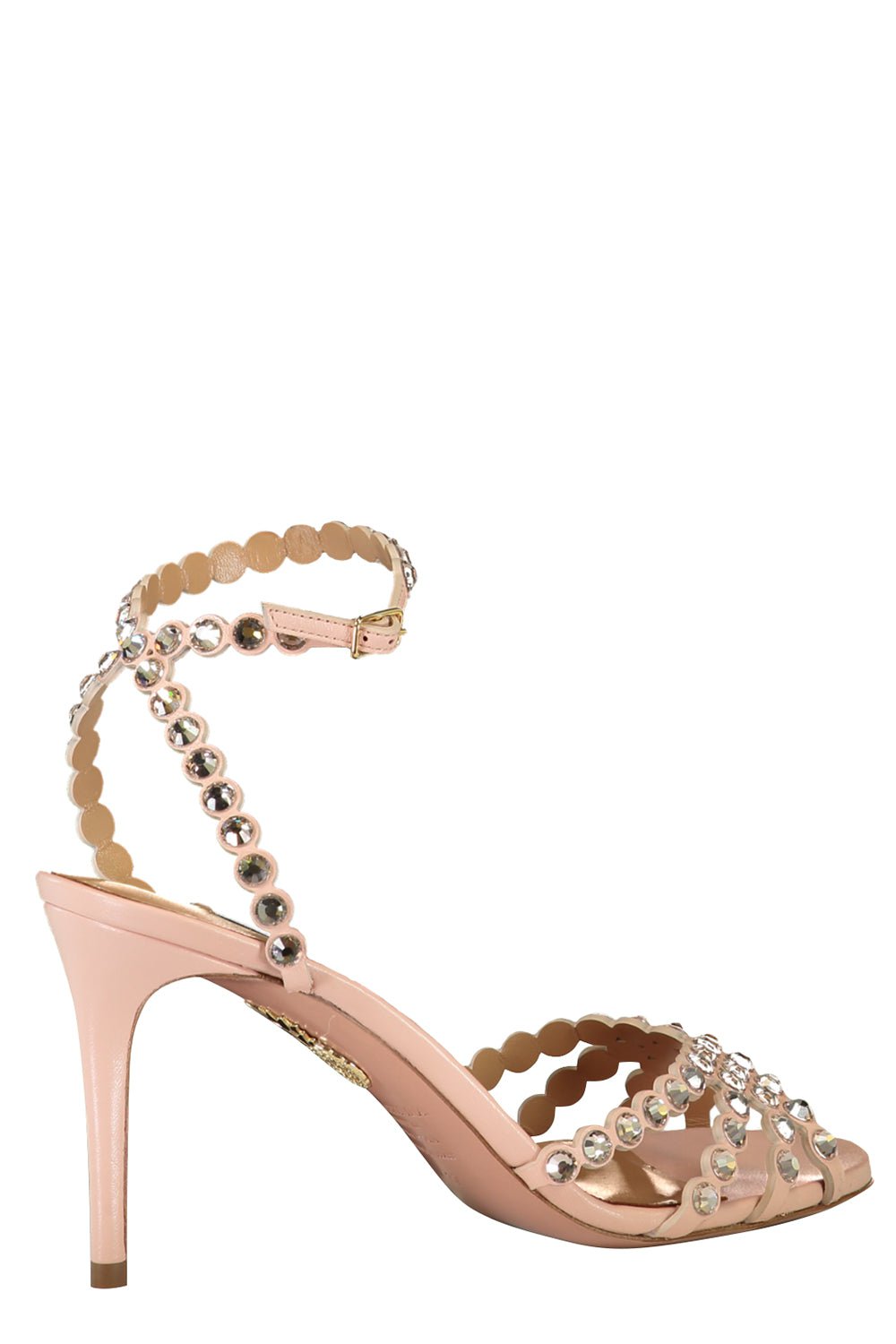 AQUAZZURA-Tequila Sandal 85 - Mademoiselle Pink-