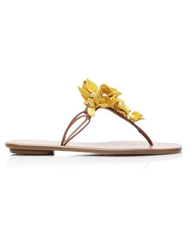 AQUAZZURA-Bougainvillea Thong Sandal-