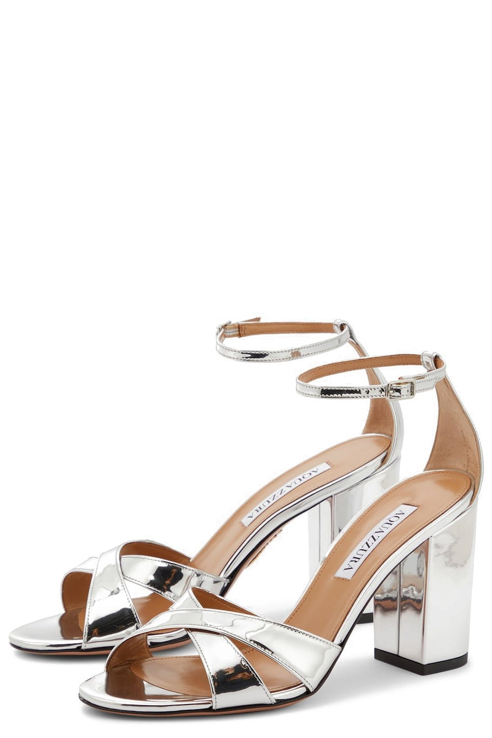 AQUAZZURA-Divine Sandal - Silver-