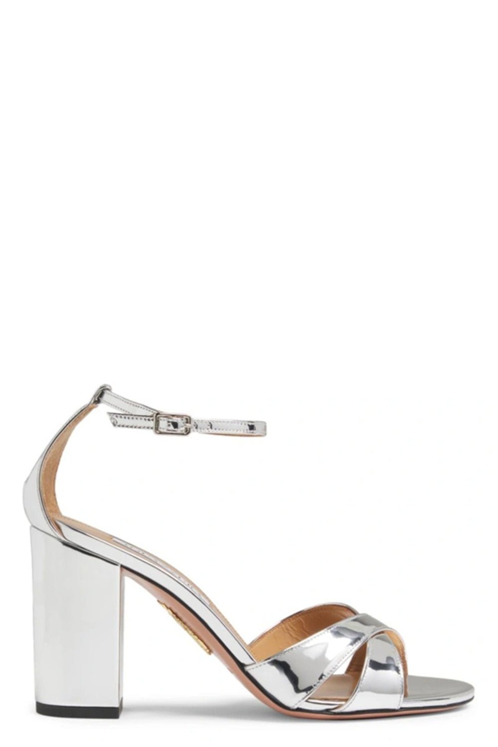 AQUAZZURA-Divine Sandal - Silver-