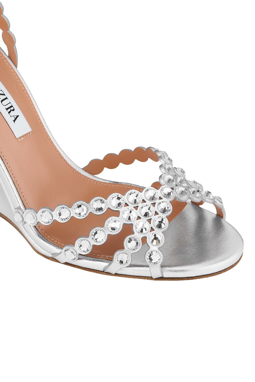 Tequila Wedge Sandal 95 - Silver-SILVER-37-SHOESANDAL-AQUAZZURA