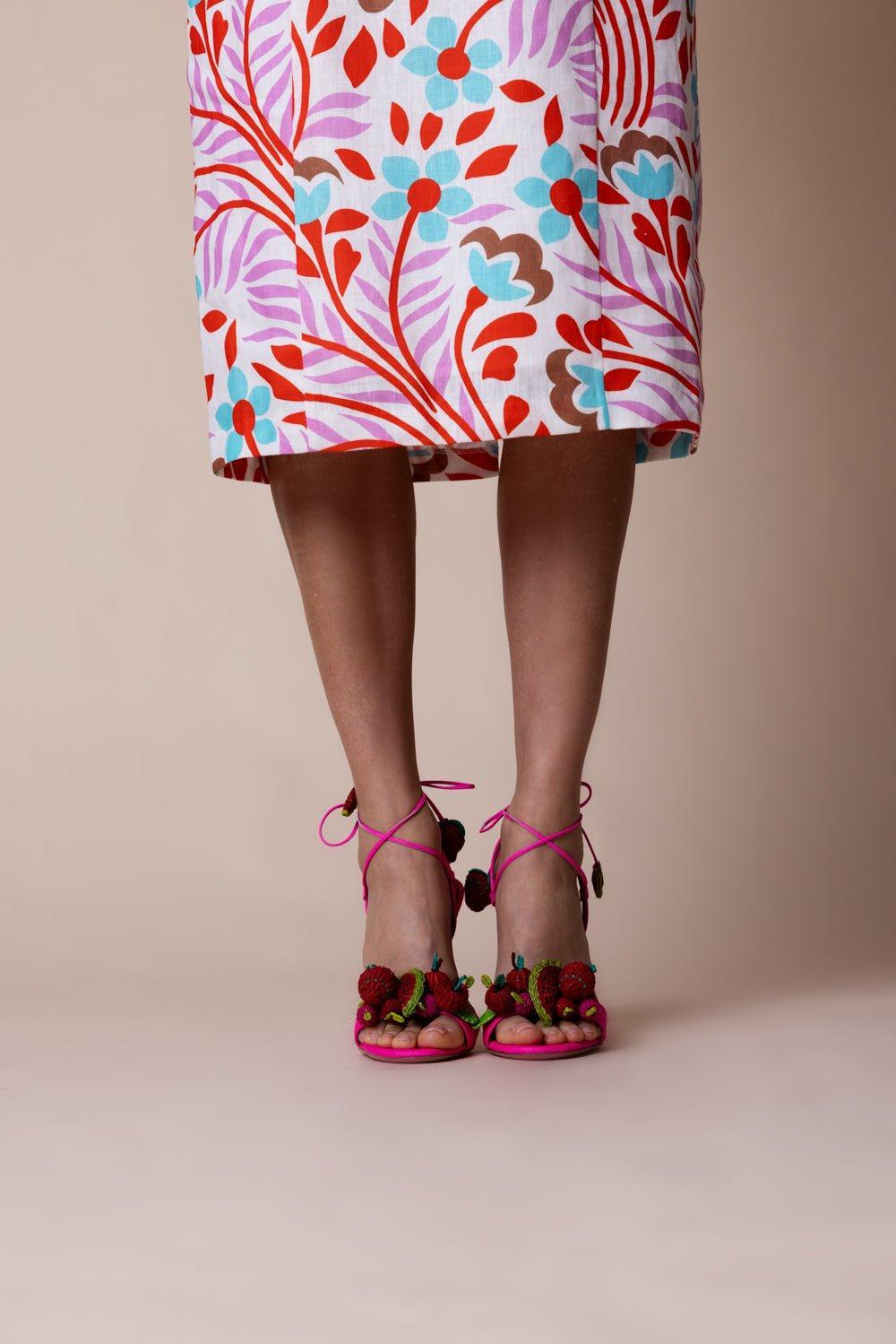 AQUAZZURA-Strawberry Punch Sandal-