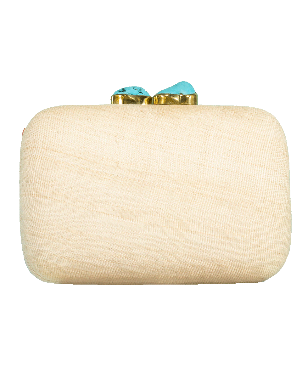 ARANAZ-Coral Mini Clutch-RED