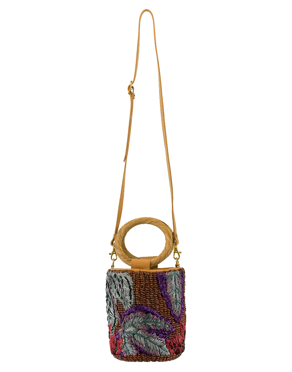 ARANAZ-Cecilia Flamingo Bucket Bag-RUST/VIO